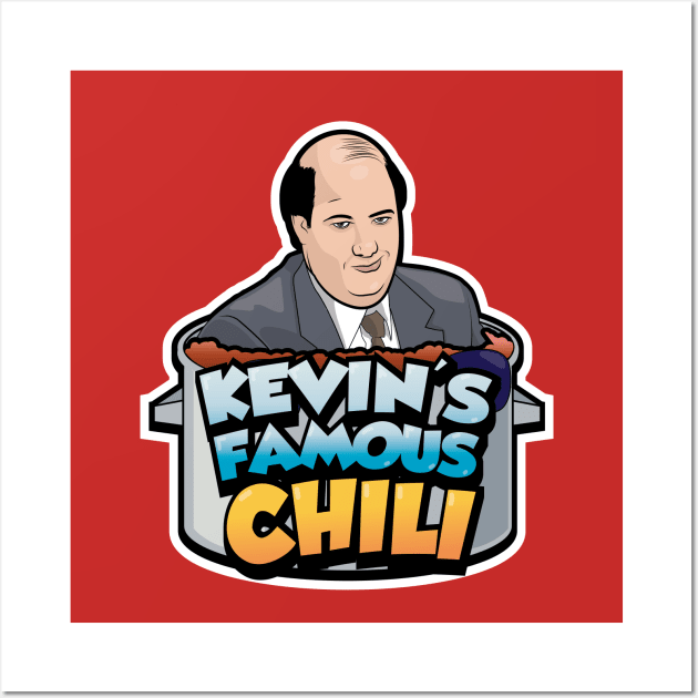 Kevin's Famous Chili Wall Art by tvshirts